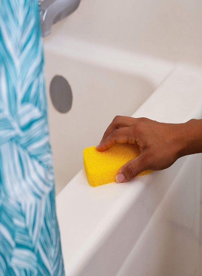 NOHUNT Sponge Scrubber Multi Purpose Cleaning Sponges Scoured with one Side Absorbent Sponge & Other Side Scouring Pad (Multi Color) Pack of 8 - Image 3